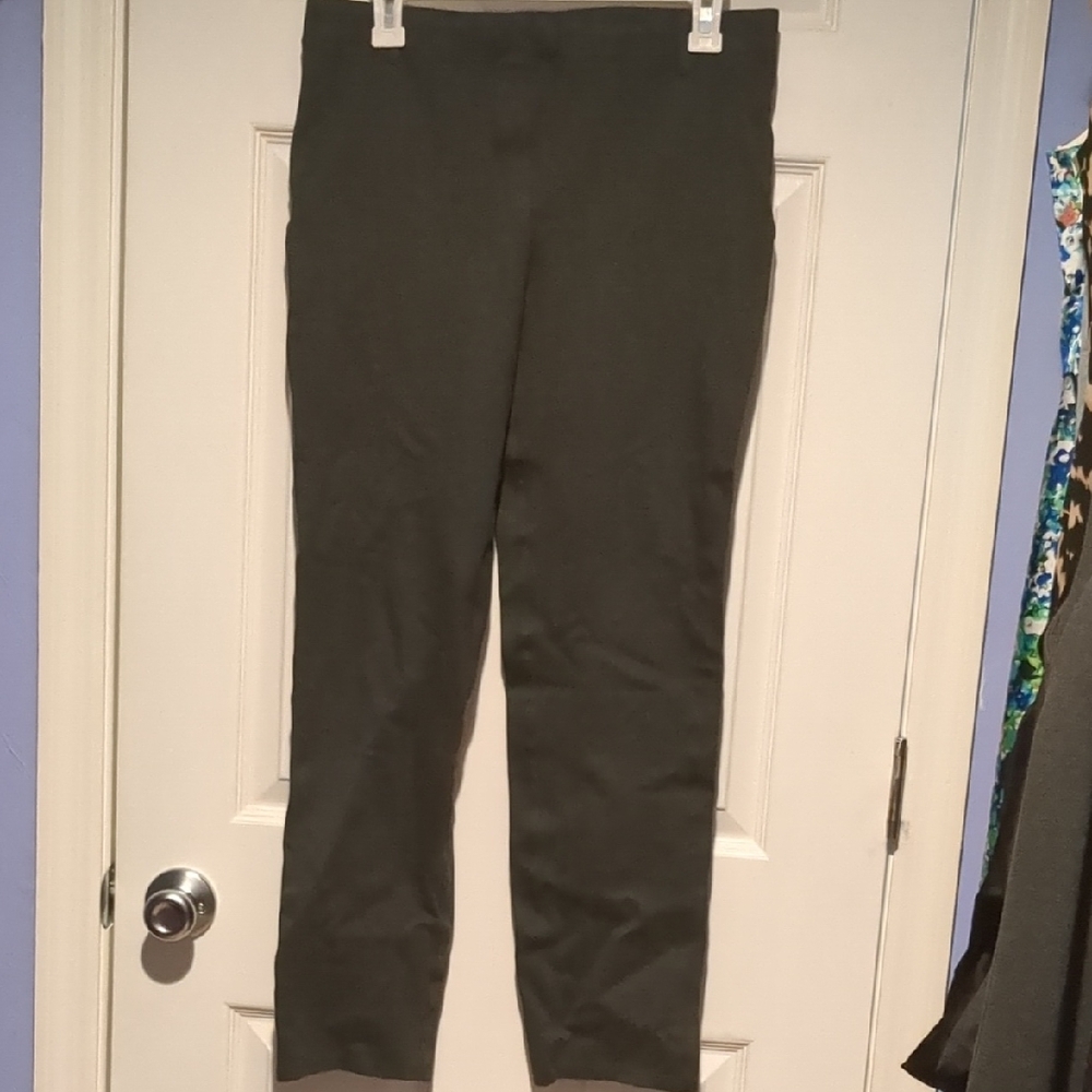 Quince Medium Dark Grey Straight-Leg Pants